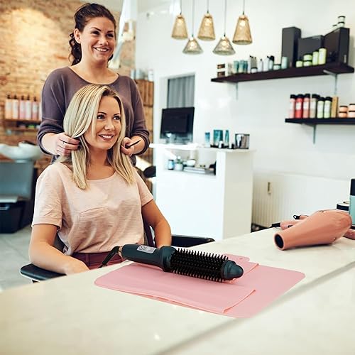 Miniatura 6 de Adorila Bolsa de silicona resistente al calor para rizador, funda de viaje portátil para alisador de cabello, plancha plana y herramientas de