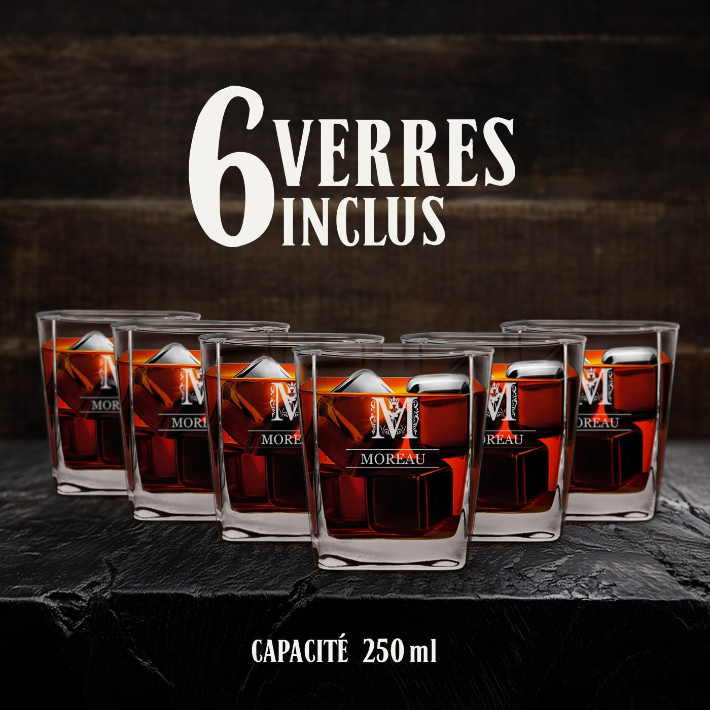 Maverton 310ml Verre à Whisky Personnalisé Pour Lui - Cadeau D