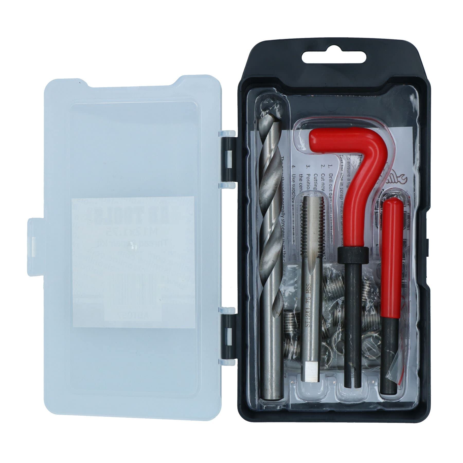 AB Tools M12 x 1,75mm Filetto di Riparazione/Kit helicoil 9pc Impostato Filettatura danneggiata un016