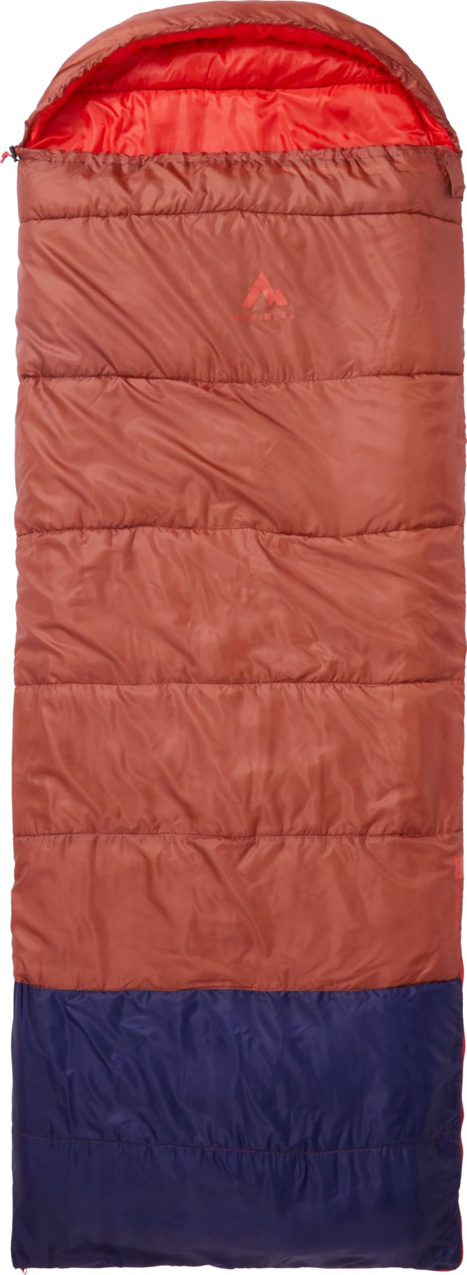 Mckinley Unisexe Comfort II 5 Sac de Couchage Red Rust/Navy Dark 195L