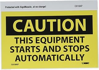 NMC C618AP OSHA Sign, Legend