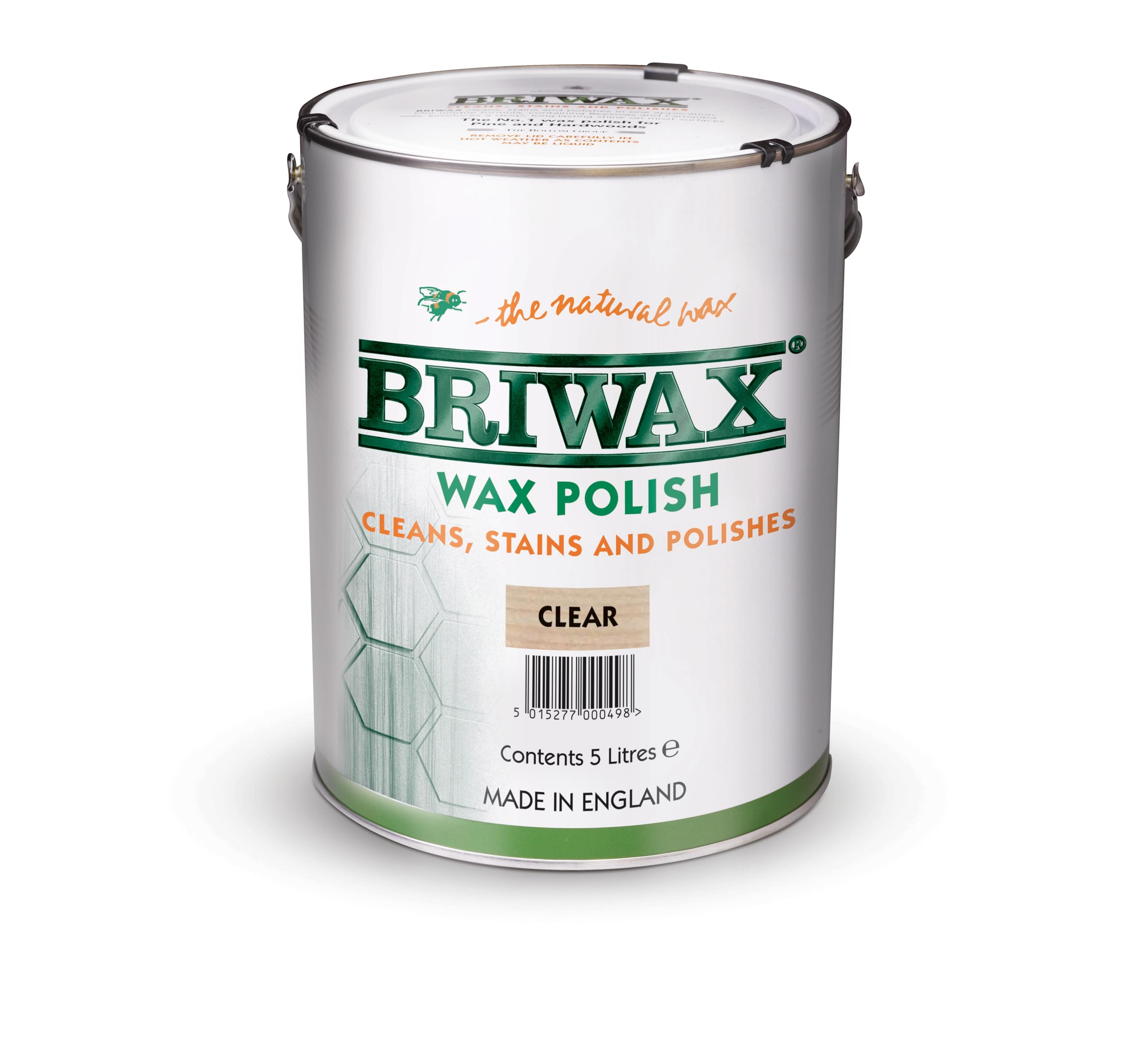 Briwax Wax Polish Clear 5ltr