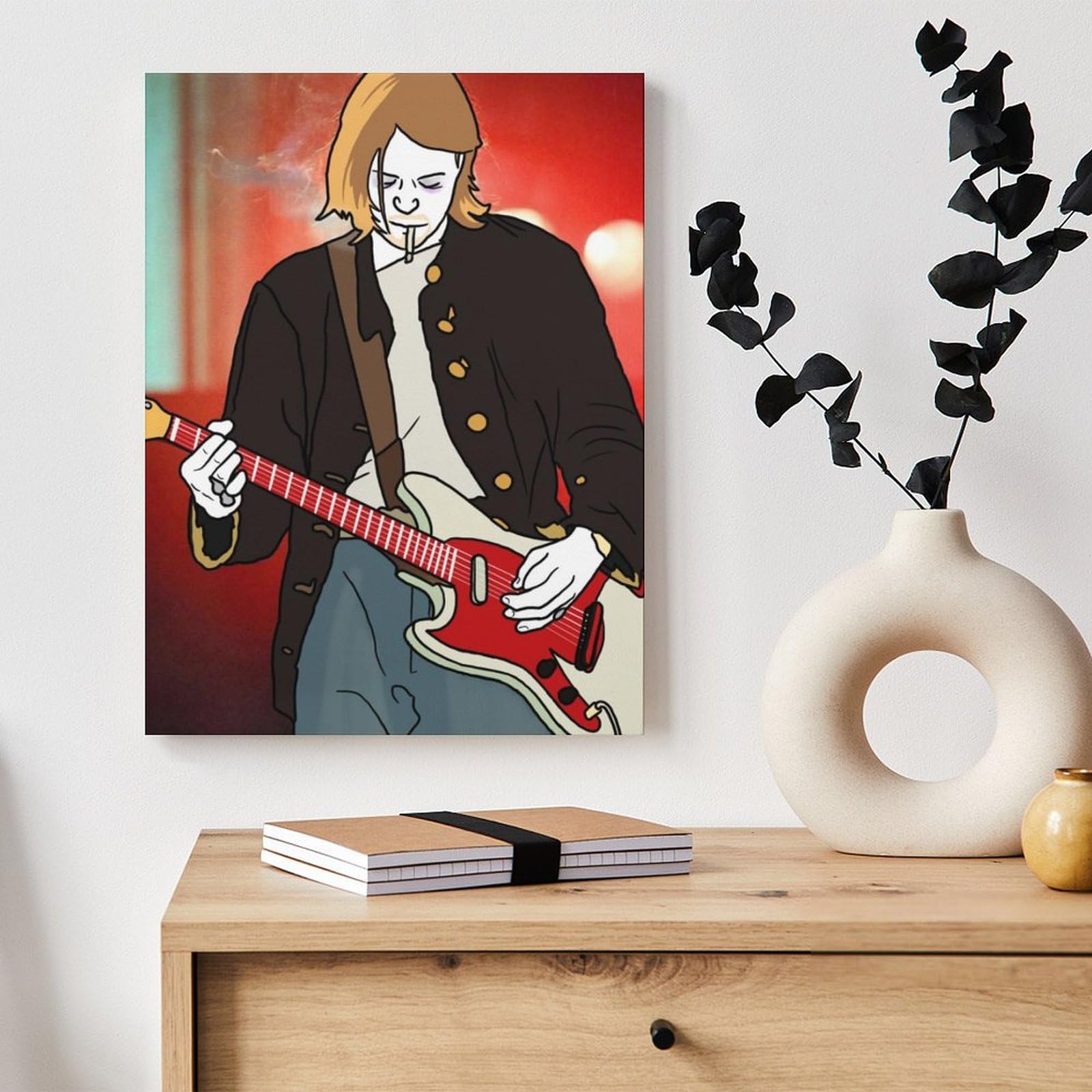 Amazon.co.jp: アートパネル Kurt Cobain カート・コバーン アート