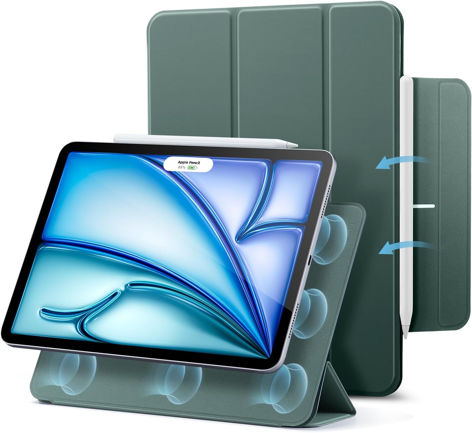 ESR Rebound Hybrid iPad Air 11 inch hoesje zwart