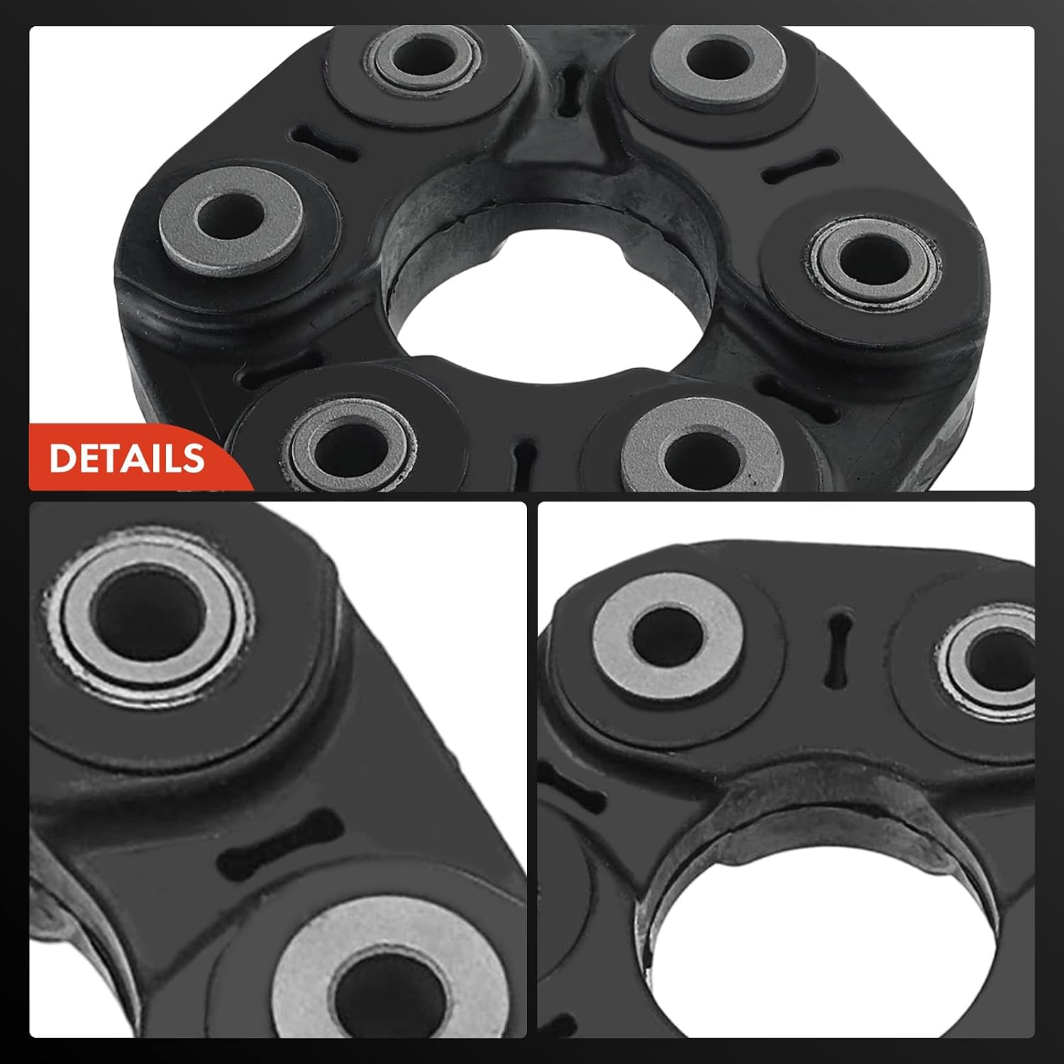 A-Premium Rear Drive Shaft Coupler Flex Joint Propshaft Coupling Compatible with BMW 330i 325xi 2006, 528i 2011, 328i xDrive 2009-2013, 328xi 2007-2008, X1, E90 E91 E92 F10 E84, Replace# 26117527392