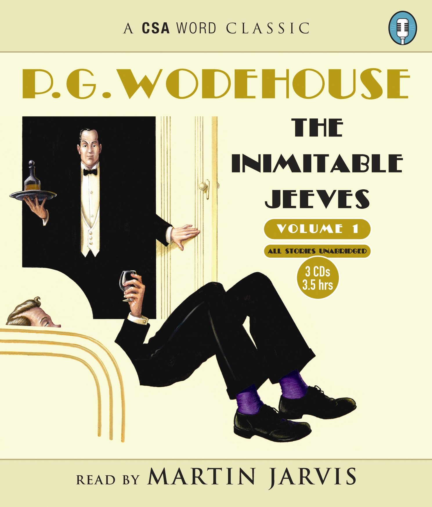 The Inimitable Jeeves: Volume 1, Wodehouse, P.G.. Audiobook 3 CD. Free Post