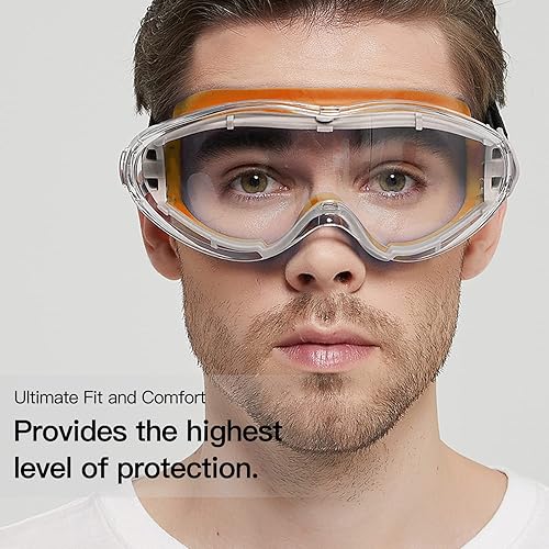 Miniatura 2 de Gafas de seguridad antivaho y gafas para sobre anteojos, equipo de protección ocular ideal
