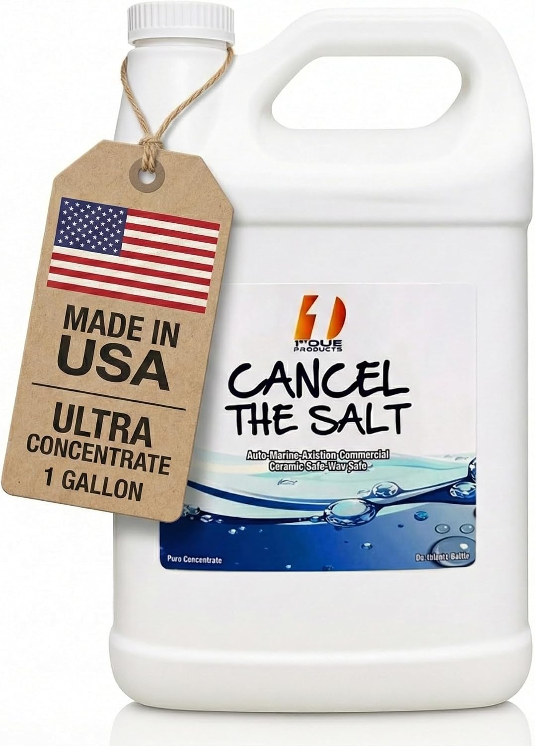 Boat Salt Remover & Marine Cleaner | Concentrated pH-Neutral Formula | Removes Ocean Marine Salt & Prevents Corrosion | Safe for Boats, Outboards, Jet Skis & Trailers