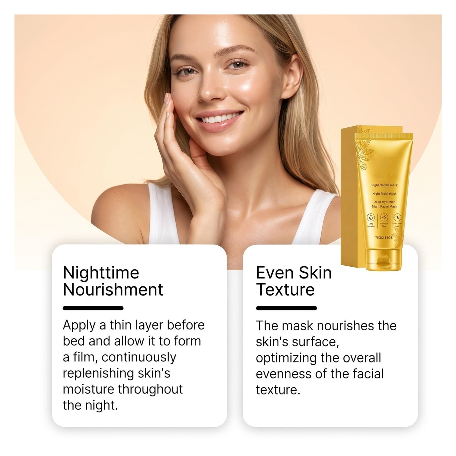 Tief feuchtigkeitsspendende Peel-Off-Maske, 75 g
