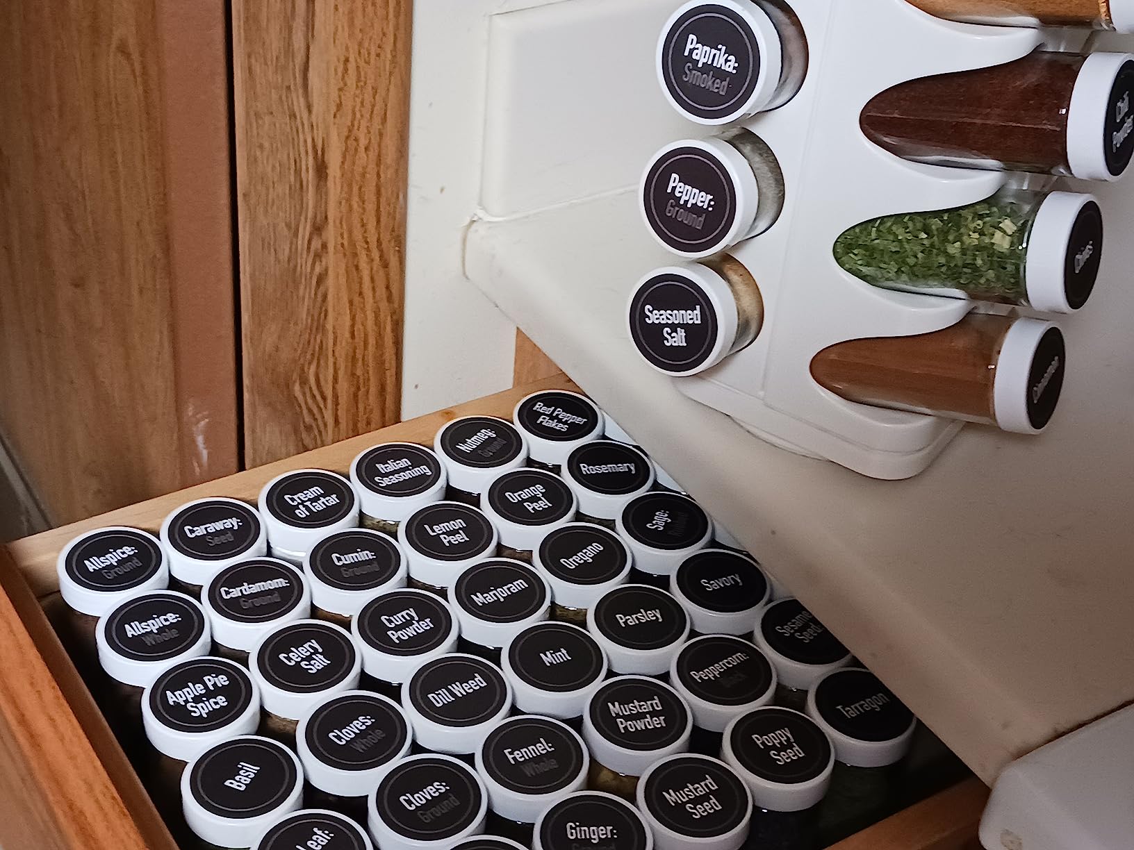 Spice Jar Labels - Metallic – AllSpice