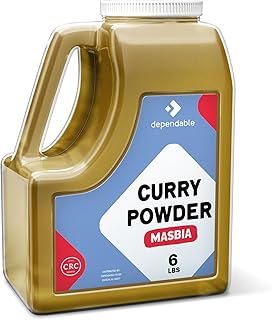 Dependable Foods Curry Powder Spice – 6 Lb. Bulk Jar - 100% Natural, Non...