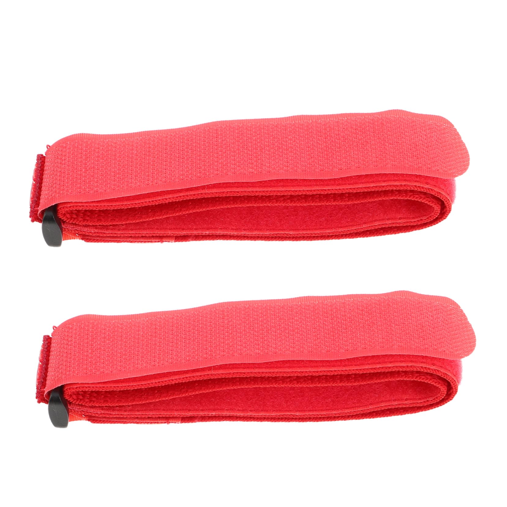 SUPVOX 2 Pcs Adjustable Bike Wheel Straps Heavy Duty Tie Down Straps with Antislip Protection for Secure Bicycle Storage and Transport Compatible with Various Wheel Red