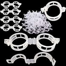 50PCSFixed plastic plant clip, grape vine clip, plant clip for vegetables such as tomatoes, chili peppers, cucumbers, climbing plant clip, plant support clip, garden vine clip, plant vine clip