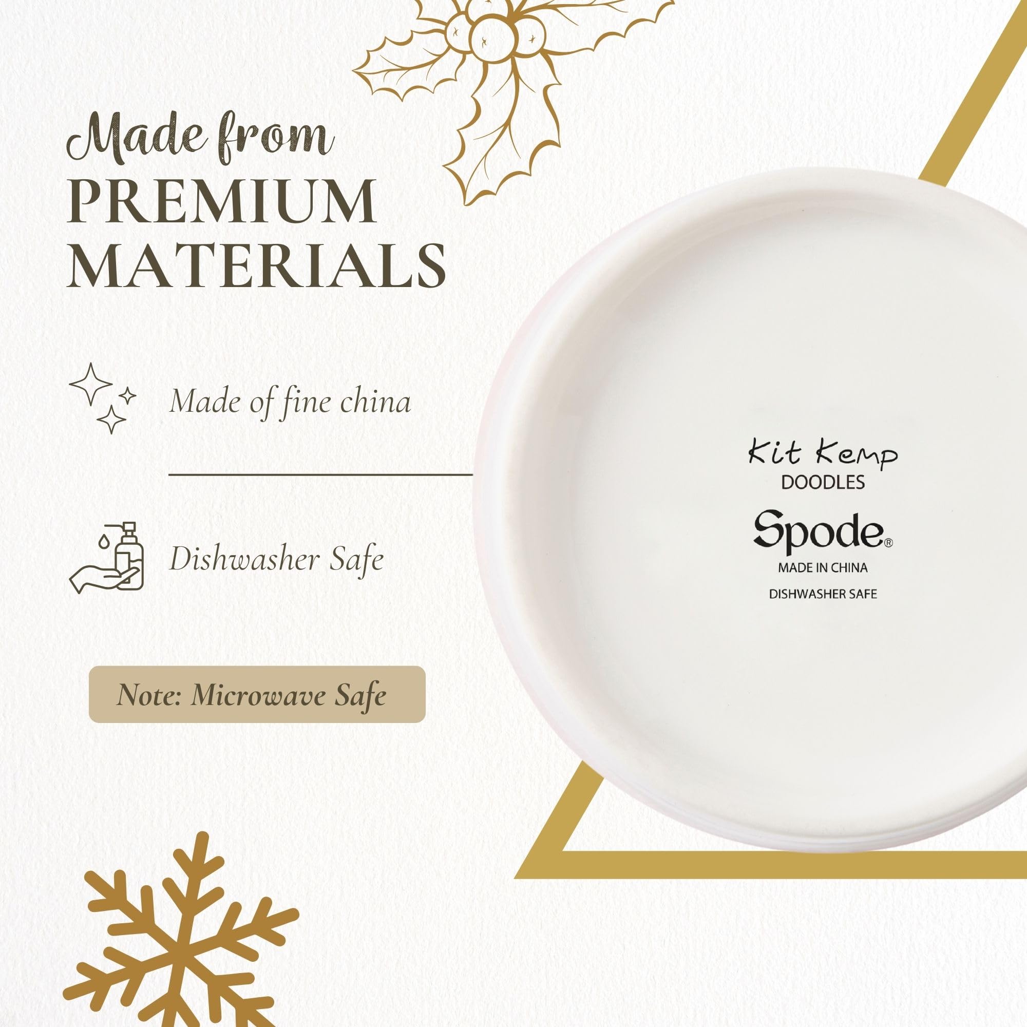 Spode Kit Kemp - Taza Festiva De Navidad De 12 Onzas, Taza De Café De  Porcelana Fina, image size:2000x2000