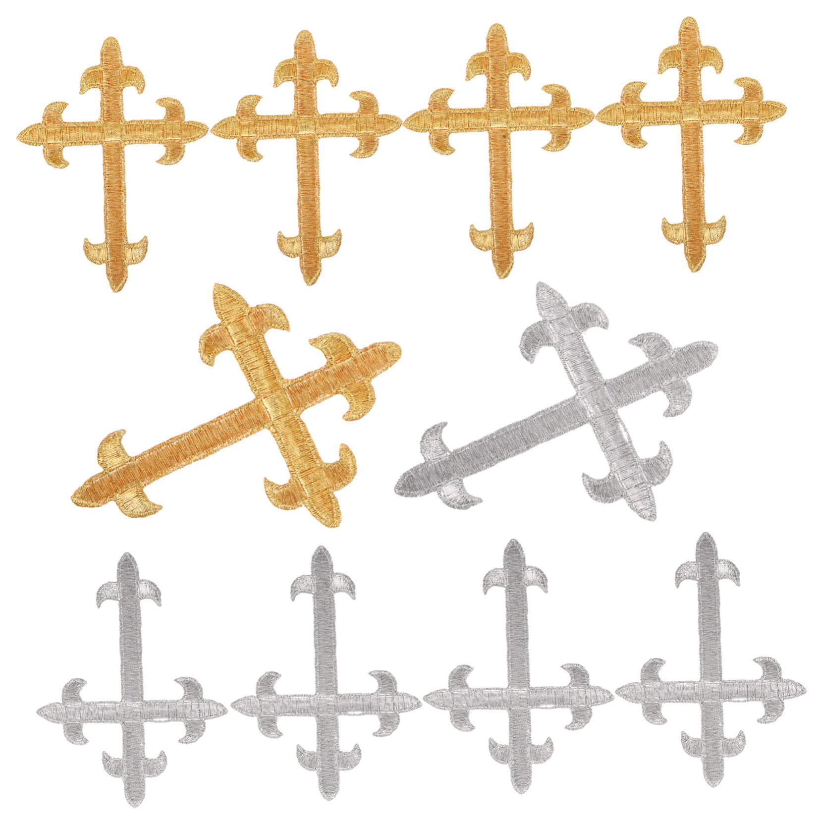 SEWACC 50piezas Parches De Hierro Decorativos Forma De Parche De Para Ropa Sombreros y Accesorios De Bricolaje Para Reparar y Embellecer y Bolsos