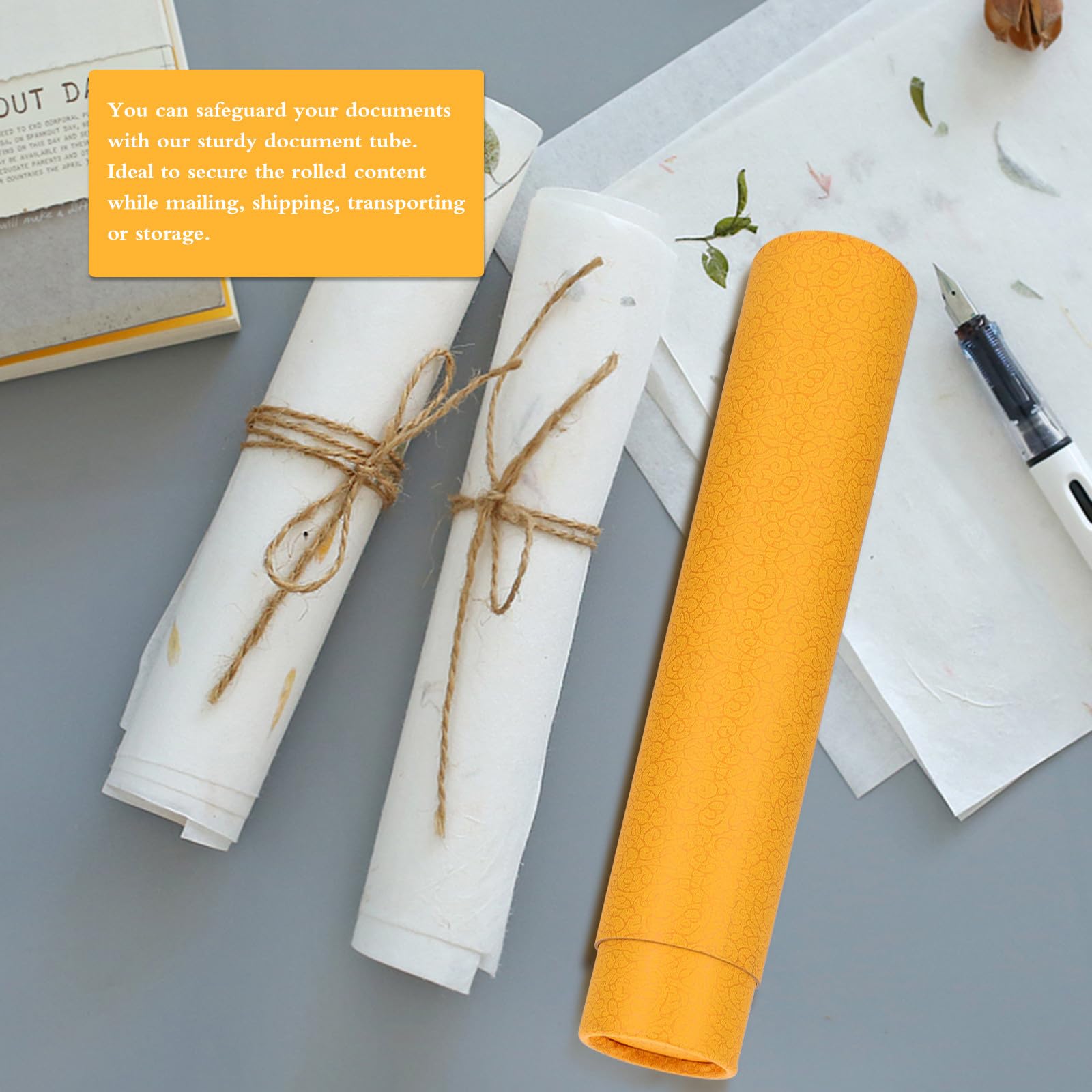 Produktbild von TOPBATHY Teleskopische Kraftpapier-Röhre – 6 Cm Innen-Ø, Ausziehbar, Für Poster, Kalligrafie & Kunstwerke
