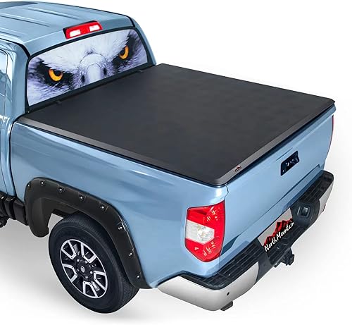 Cubierta suave de triple pliegue para camioneta Toyota Tundra 2014-2021 de 5.5 pies, se adapta a Toyota Tundra 2014-2021 5.5 pies FleetsideStyleside