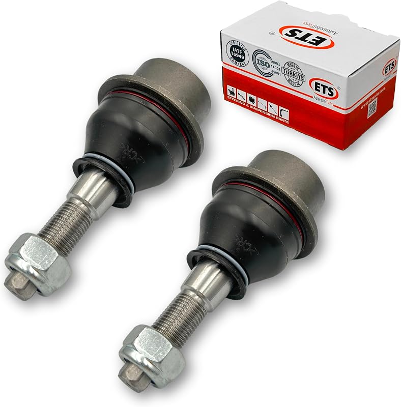 Kit com 2 Pivôs de Suspensão Dianteiros Inferiores ETS K500286 para Ram 1500 RWD 2013–2018 e Ram 1500 Classic RWD 2019–2023