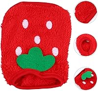 Vista 5 de POPETPOP Ropa de conejo para conejitos – Trajes de conejillo de Indias ropa de conejito de forro polar, suéter de conejillo de indias, chaleco