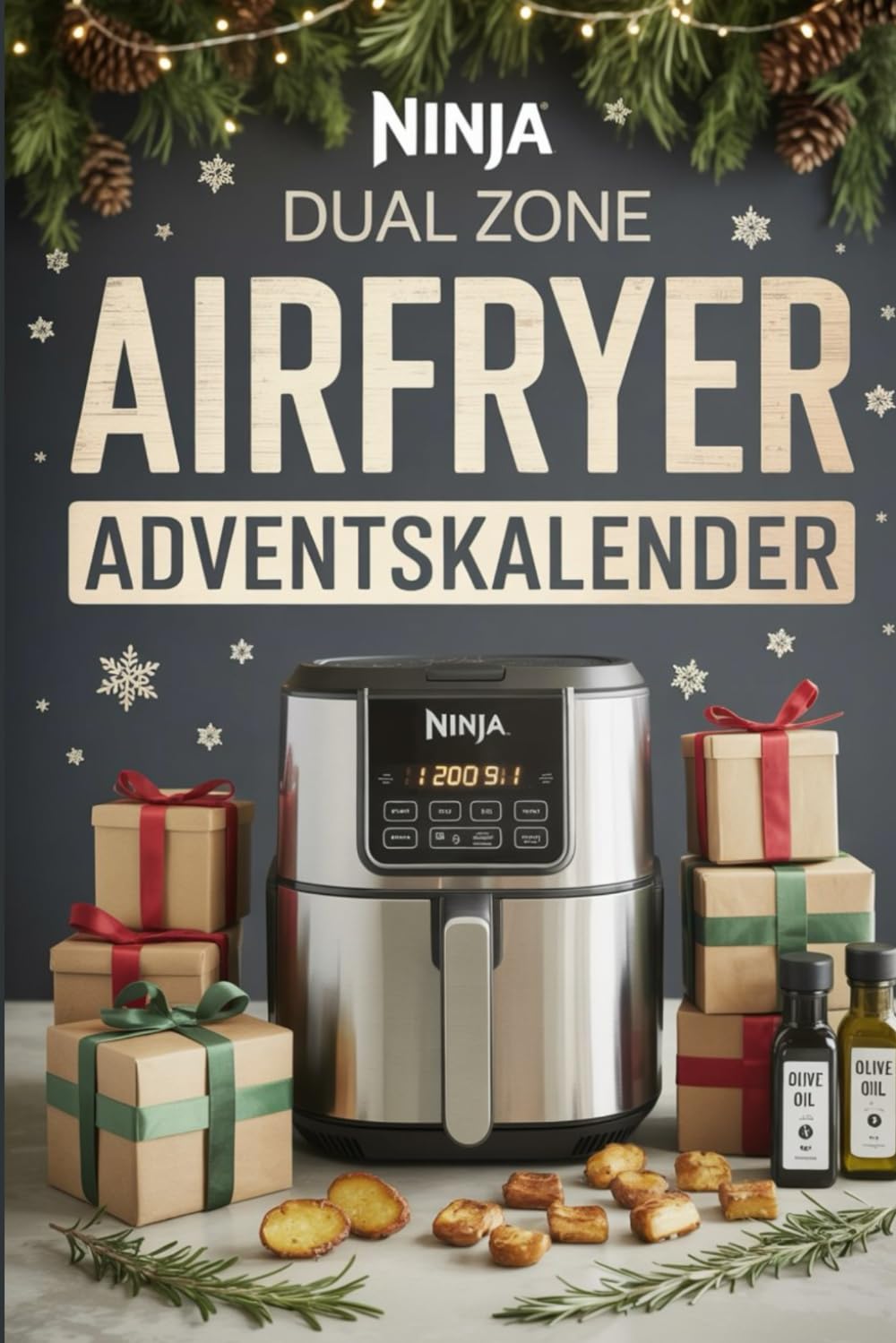 Ninja Dual Zone Airfryer Adventskalender: 24 festliche Airfryer-Rezepte für die Weihnachtszeit – einfach, lecker & alltagstauglich