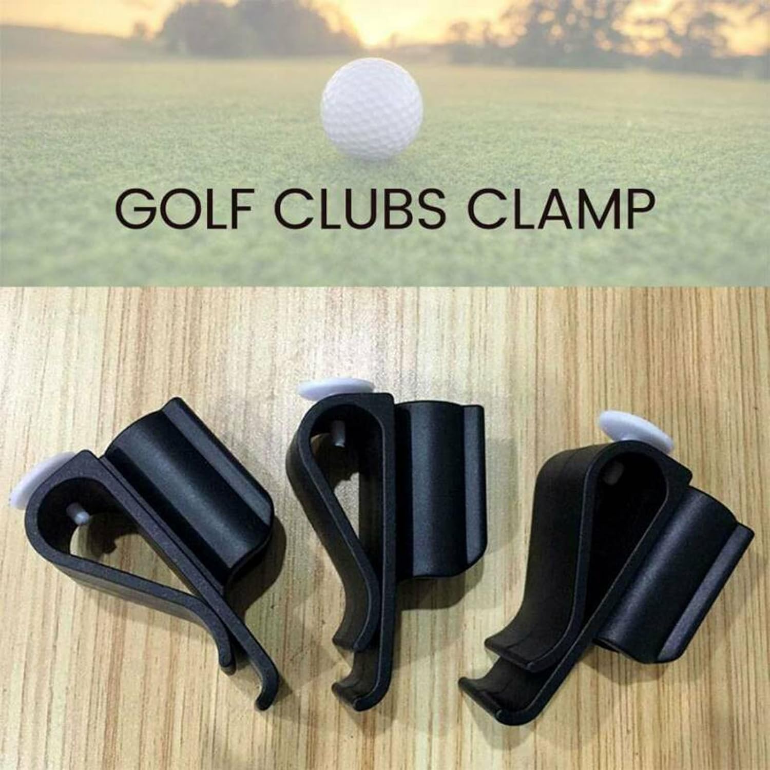 Clip De Sac De Golf Utilisation à Long Terme, Lot De 5 Clips Club De Golf De Supports De Club De Golf avec Accessoires De Marqueur De Balle pour Accessoires De Golf