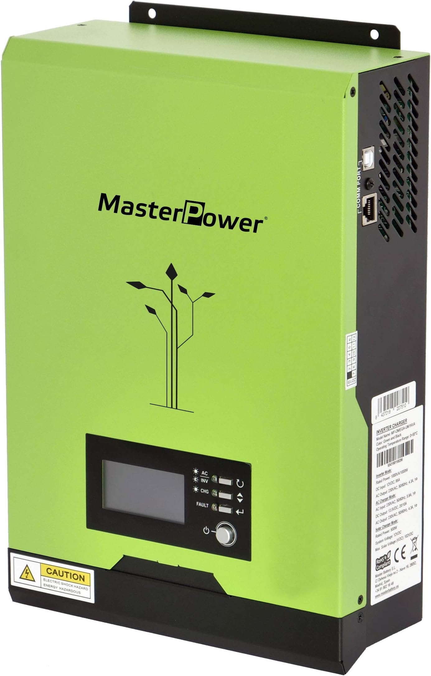 UM 1000W 12V MPPT Hybrid Inverter
