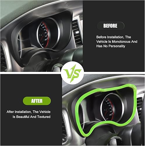 Miniatura 3 de Voodonala Para consolas centrales de cargador, tablero de instrumentos, accesorios interiores para Dodge Charger 2015-2024+, accesorios interiores