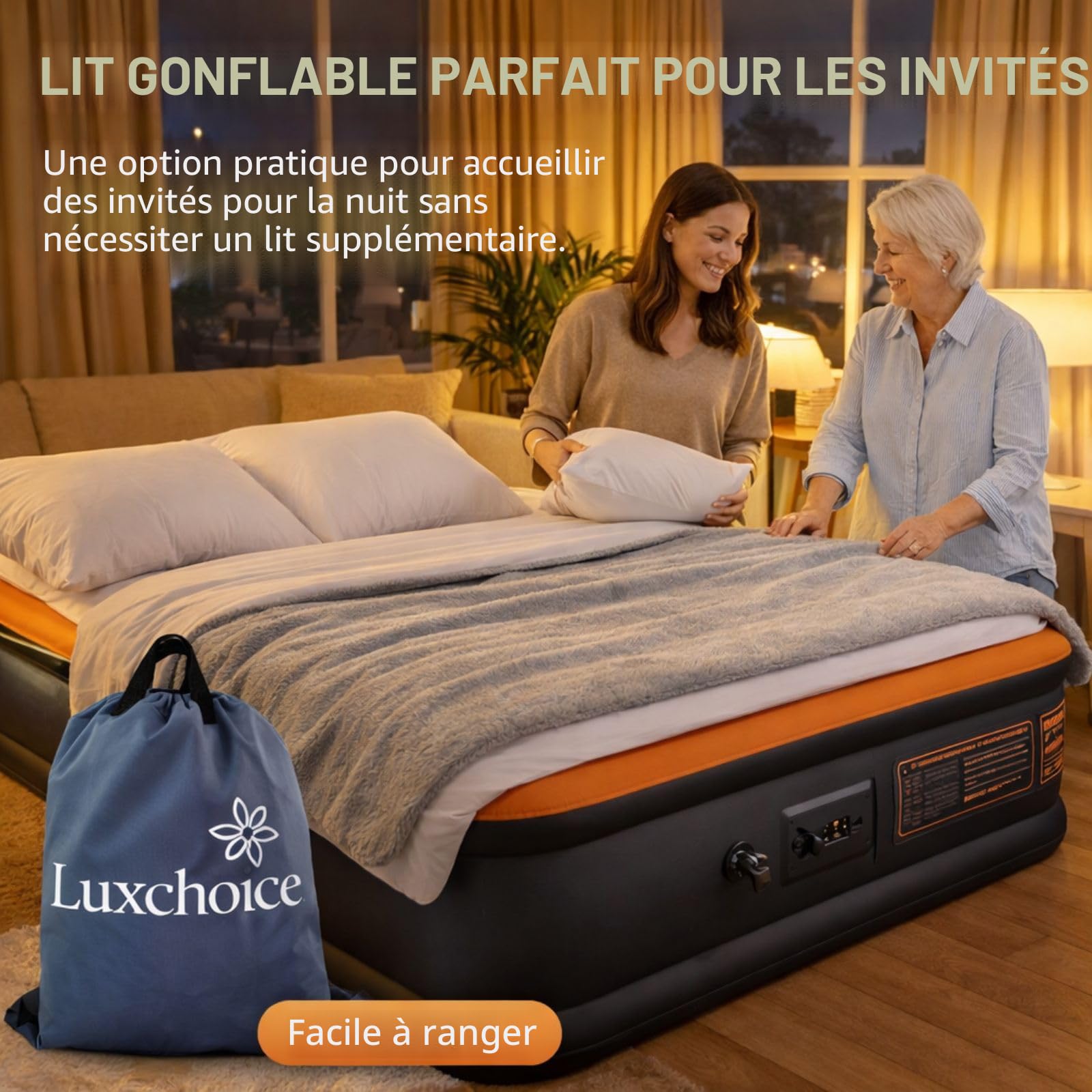 BESTIF Matelas Autogonflant Compact – Pompe à Pied Intégrée, Imperméable, 190x56x5.5 Cm, Léger 470 G, Idéal Camping Et Rando
