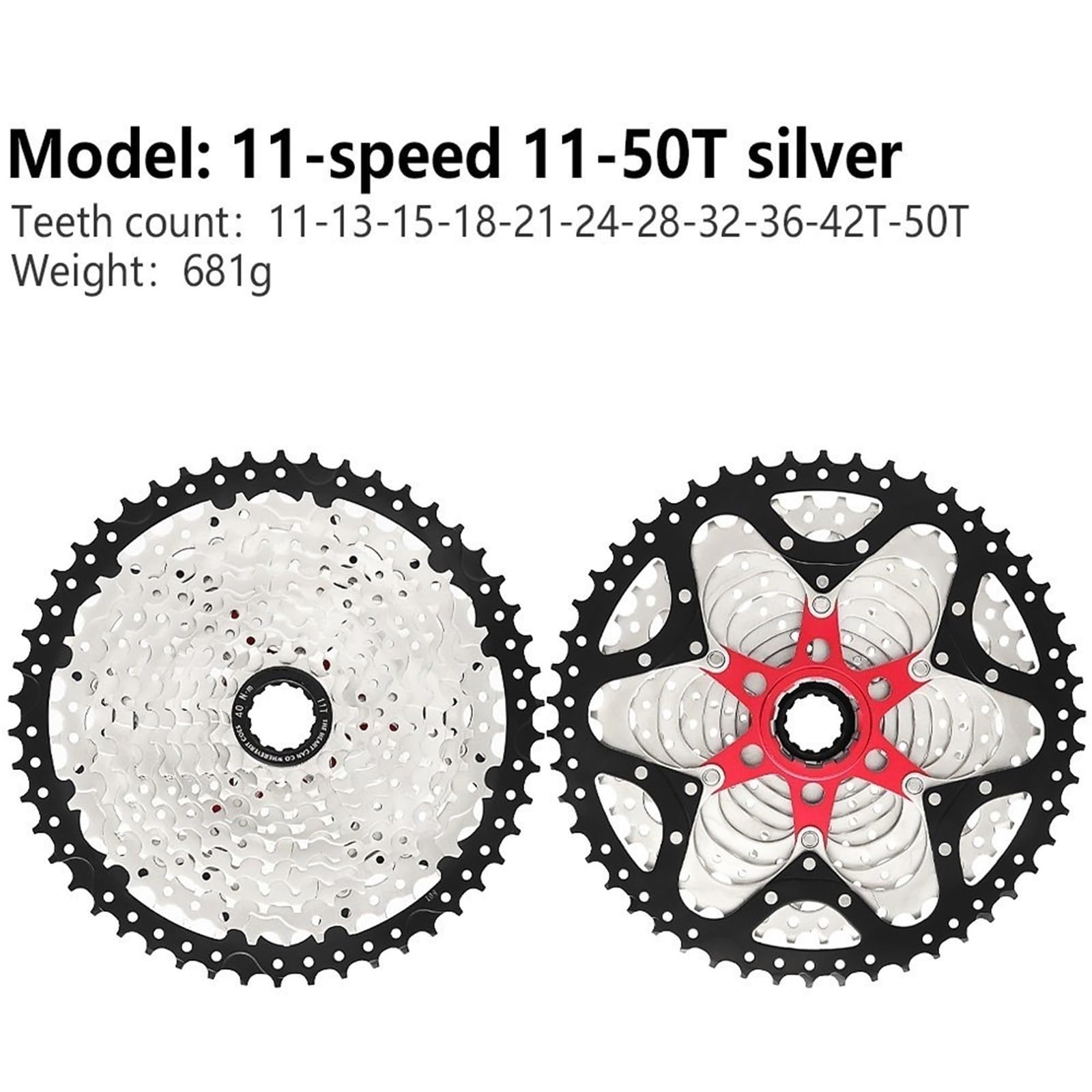 Kaseta zębata 11-biegowa MTB Rowery szosowe Szerokie przełożenia 11-28T 32T 34T 36T 40T 42T 46T 50T 52T Rower wolnobieg Speed Cassette Zębatka kasetowa