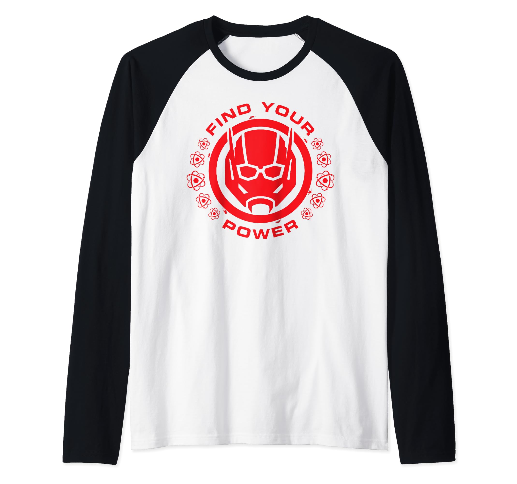 T-shirt Baseball Marvel Ant-Man Find Your Power Raglan Rouge