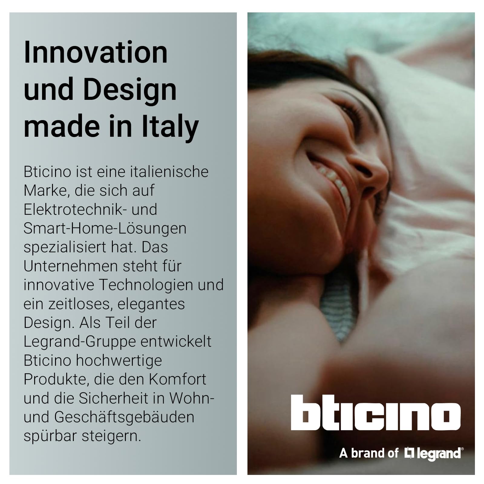 BTICINO, Flex‘ONE-Set Classe 300EOS with Netatmo + Linea 3000, erste smarte Wi-Fi-Video-Innenstelle mit integr. Alexa, 5"-Touchscreen, App Home+Security, 2-Draht-Technik, 363915