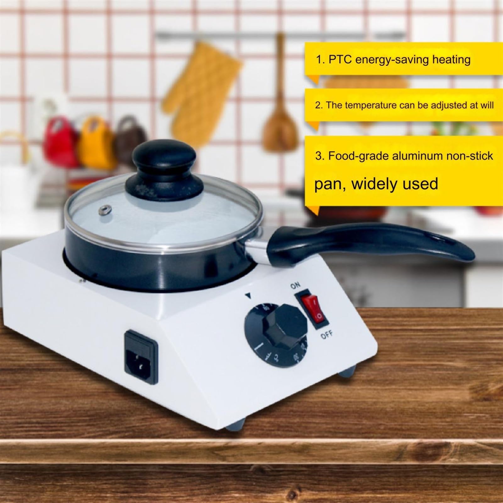 Machine À Fondre Le Chocolat - Fondoir À Chocolat Électrique Avec Contrôle De Température Pour Faire Fondre Le Chocolat, Le Beurre Et Le Fromage - Modèle À 2 Cylindres Et 1/2 Réservoir, Idéal Pour 10