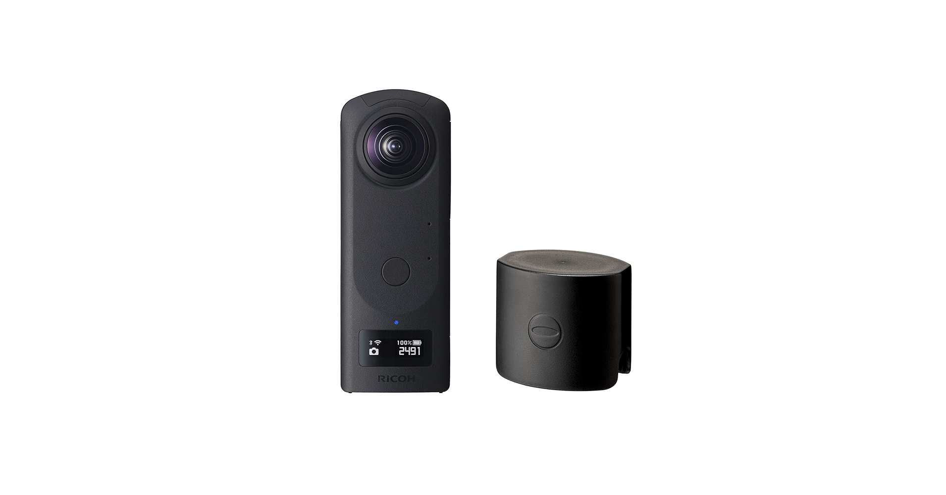 RICOH THETA Z151GB　レンズキャップ、スティック付き RICOH THETA Z1 51GBレンズキャップ、スティック付き