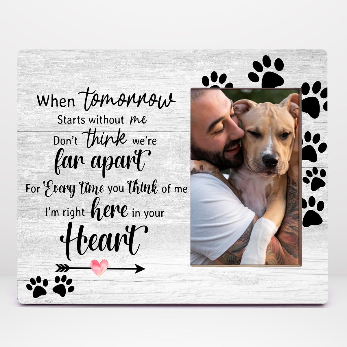 Orchroma Dog Cat Memorial Gifts Picture Frames,Lost Pet