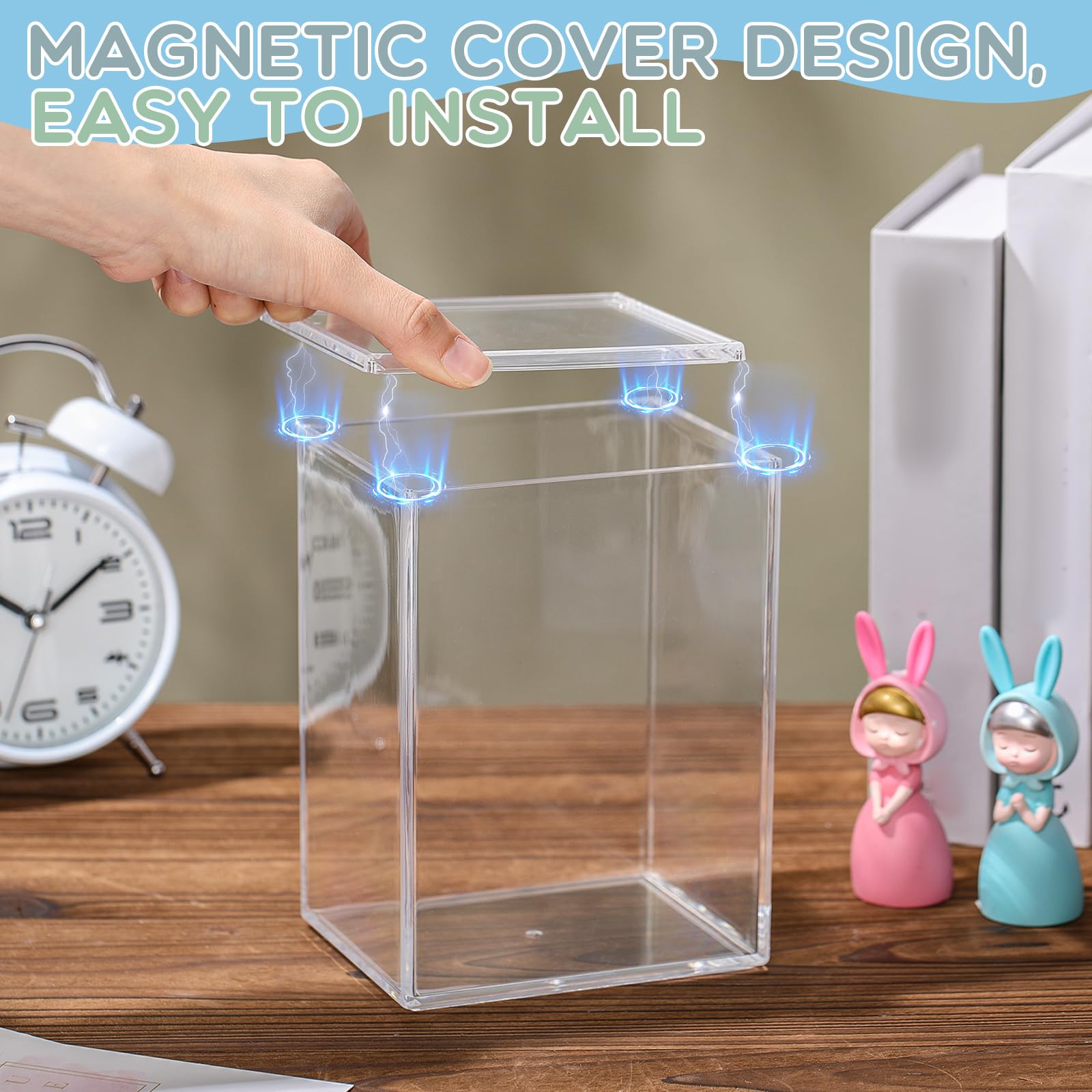 Amazon.com: Vercraft Acrylic Display Case for 4 Inch Figures