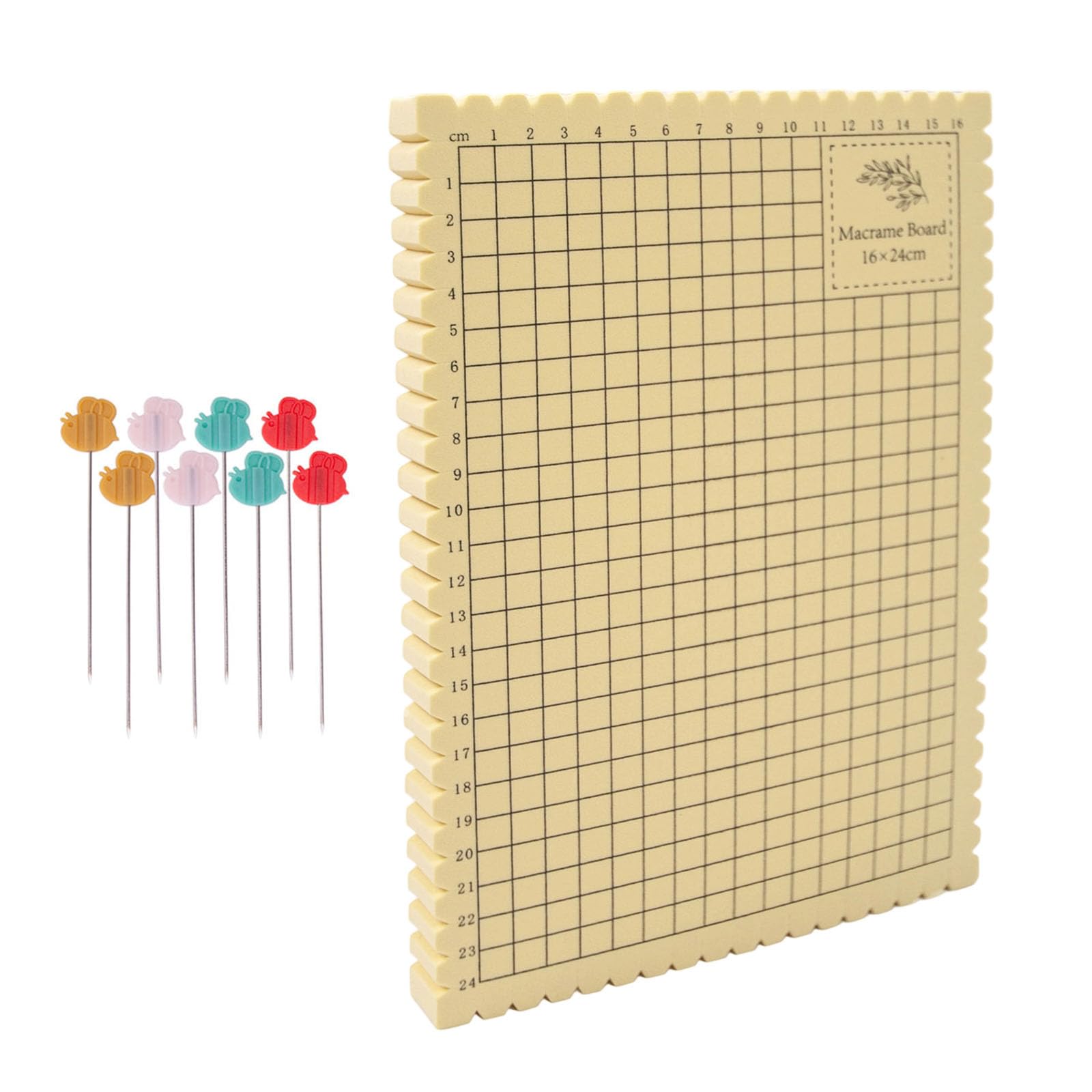 Tsophreniq Multiple Purpose Sewing Stabilization Spume Board with Against Slip Grooved Edges Perfect for Detailed Handicrafts and Projects Fabric Clamping Tool