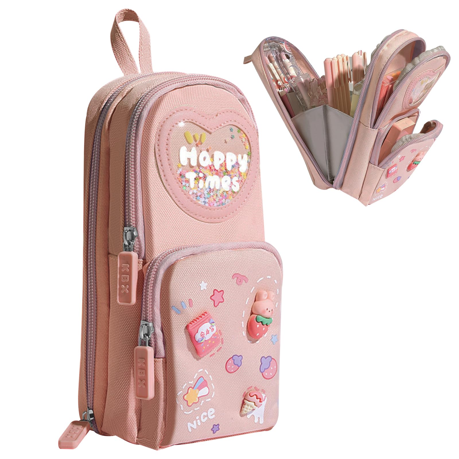 XPE 3 PCS Trousse Scolaire Scolaire Trousse Crayons Trouse Trousse à Crayons Grande Capacité