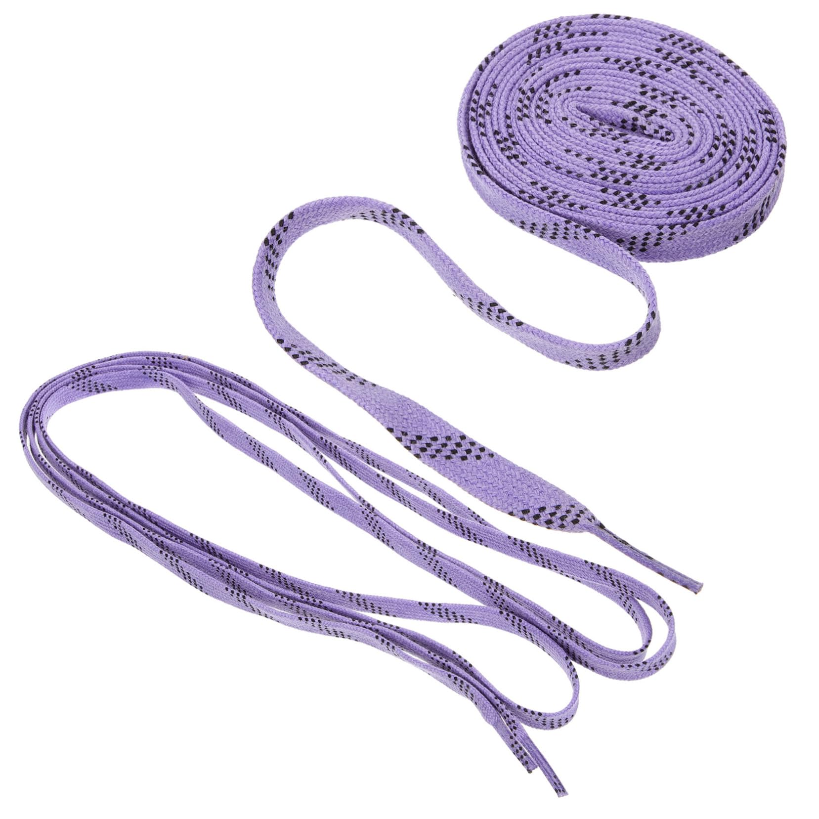 ibasenice Cordones de Cera Cordones de Patines de Hockey encerados Cordones Planos cordón Patinar Reemplazo de Zapatos Corbata de Zapatos Casuales poliéster Púrpura