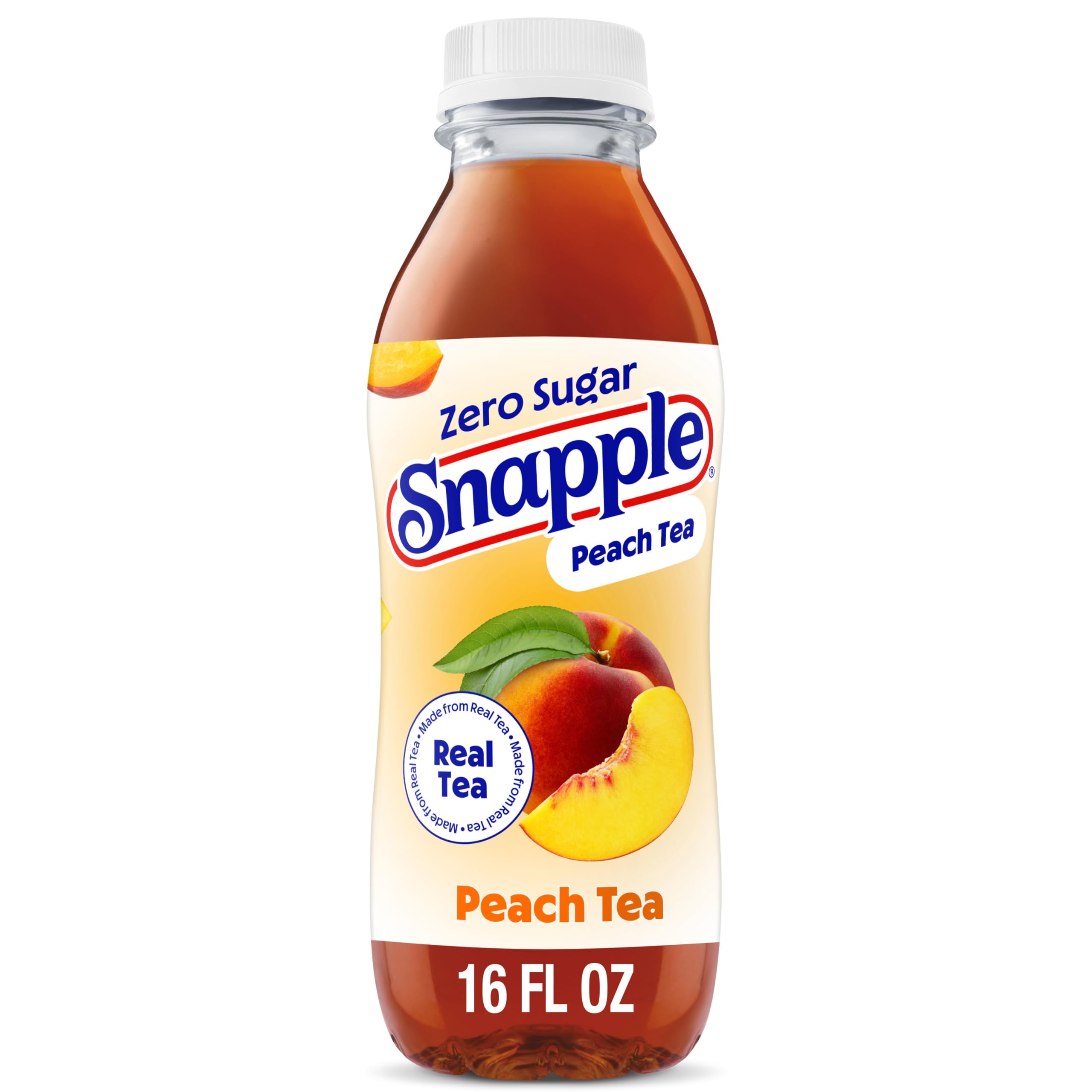 Amazon.com : Snapple Zero Sugar Peach Tea, 16 fl oz Recycled