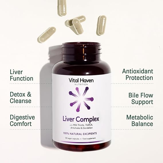 Liver Protector - Milk Thirsle, TUDCA, Dandelion Roots, Artichoke - UK Made