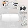 Protector Solar para Parabrisas Delantero de 2 Capas Engrosado Compatible con Nissan Rogue 2021-presente, Plegable, a Medida, Mantiene el Interior Fresco, Bloquea Rayos UV (para Nissan Rogue 2021-presente T33) 7