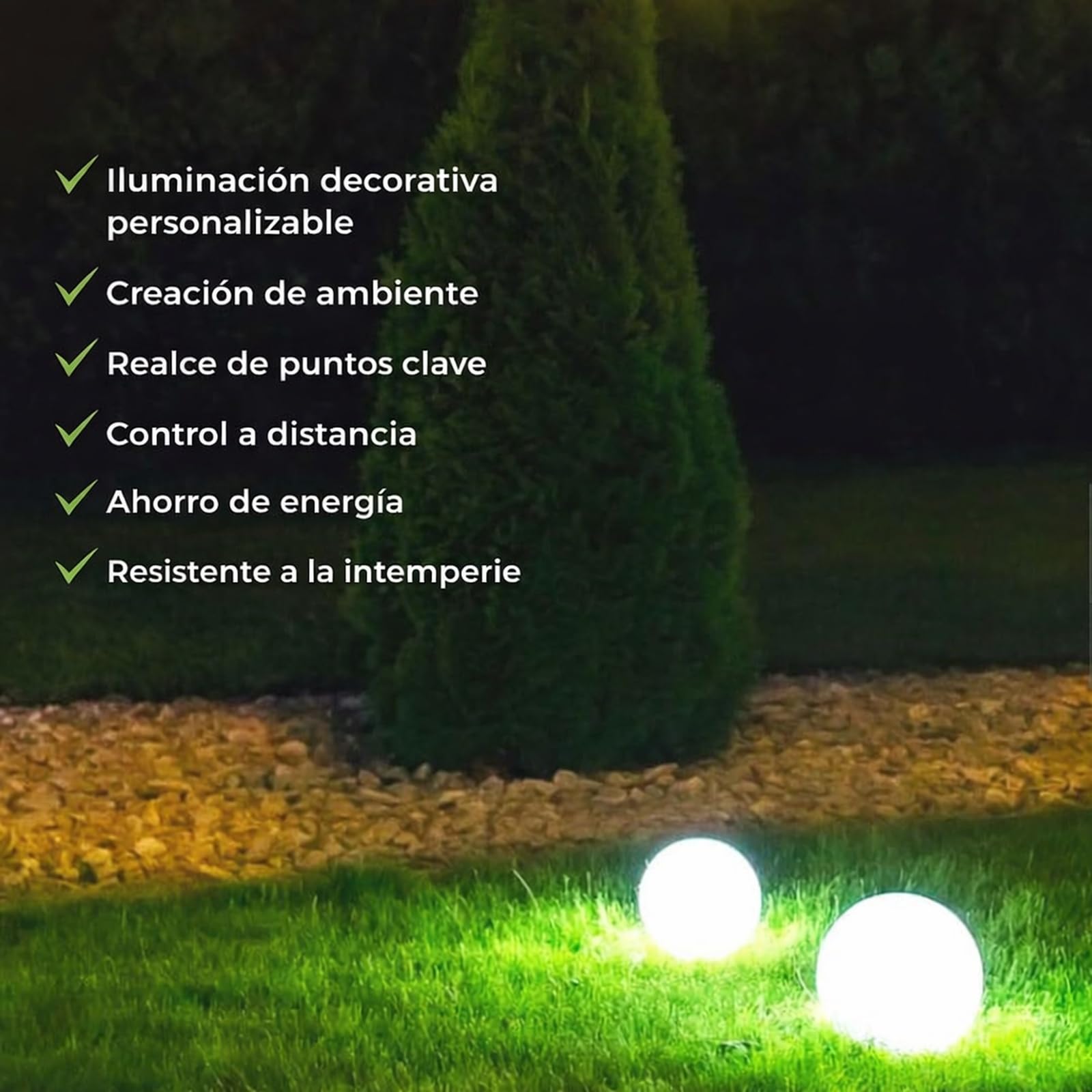 Europalamp - Sfera luminosa LED multicolore, 50 cm, senza fili, realizzata in polietilene spesso