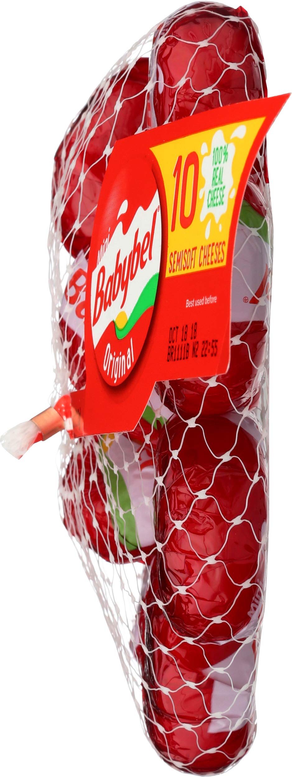 Amazon.com: Mini Babybel Original Snack Cheese 10 Pack (7.5 oz