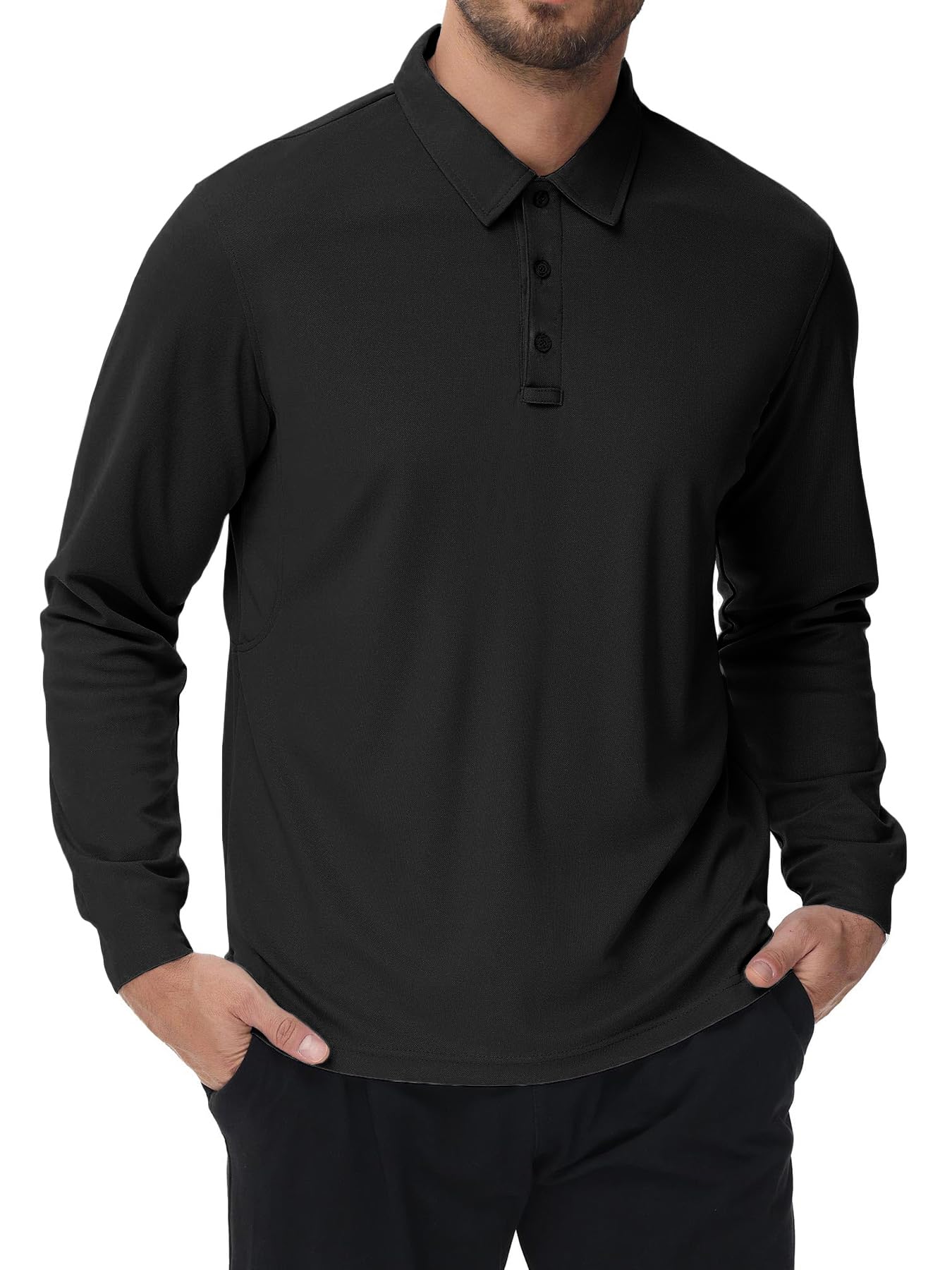 3/5/10 sztuk męskich koszulek polo w paski z długim rękawem oddychająca szybkoschnąca koszulka golfowa do biegania sportowa koszulka top siłownia trening koszulki