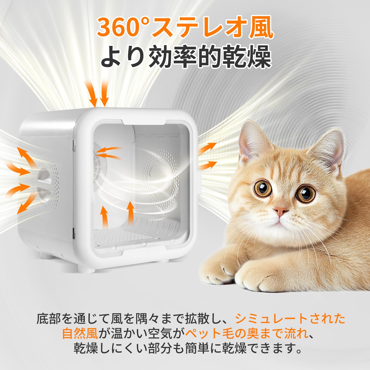 Amazon | PetSumu ペットドライヤー ペット乾燥機 ドライヤーハウス 犬