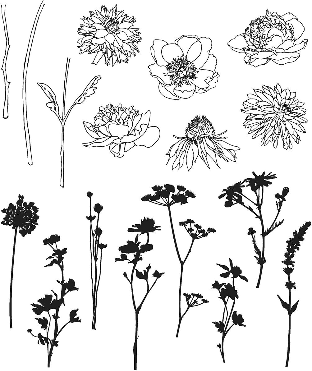 Stampers Anonymous CMS269 Tim Holtz Cling Stamps, Multi-Colour, 7 x 8.5-Inch