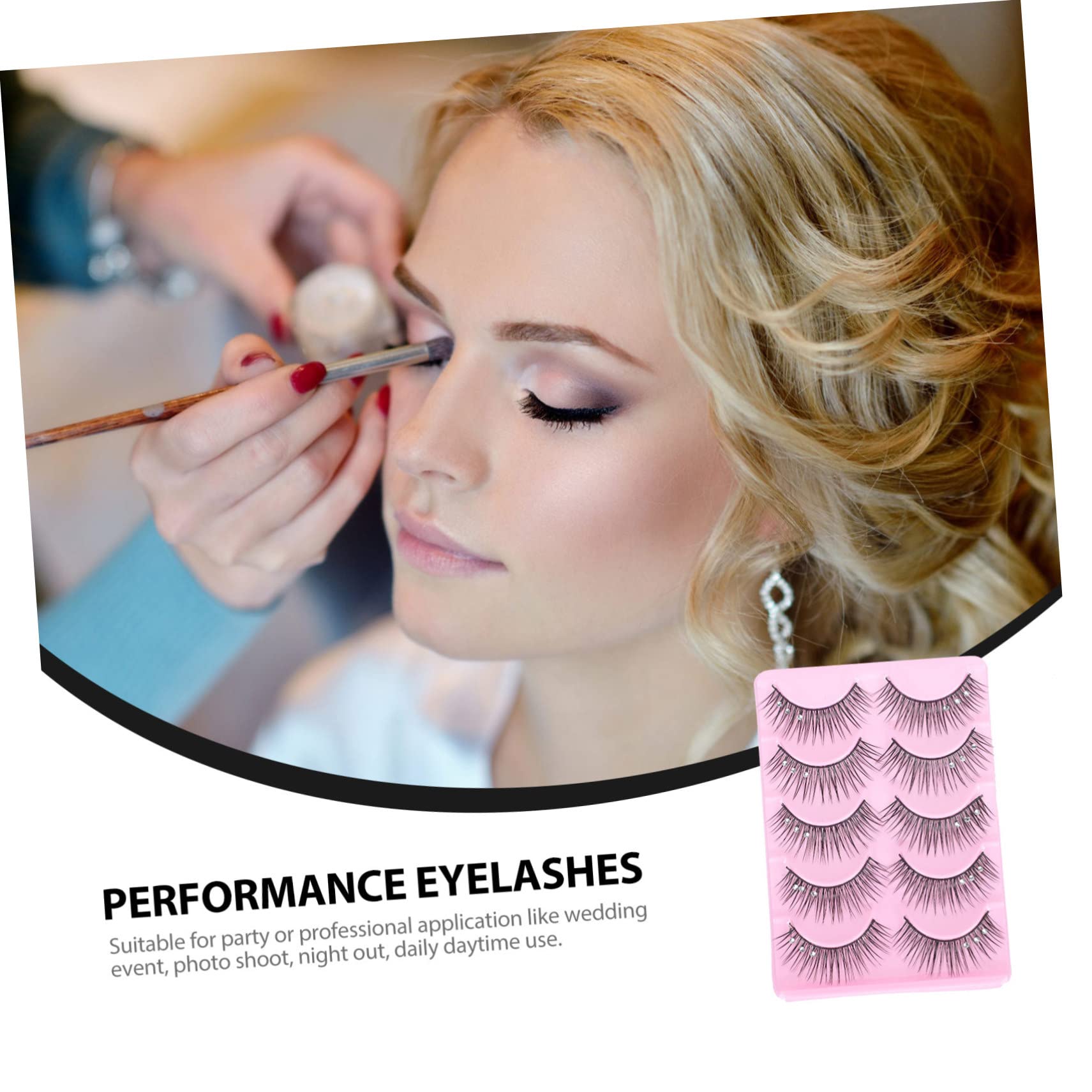 MAGICLULU Juego De 3 Pestañas Postizas Realistas De 10 Pares Para Mujer Maquillaje De Escenario Pestañas Naturales Negras