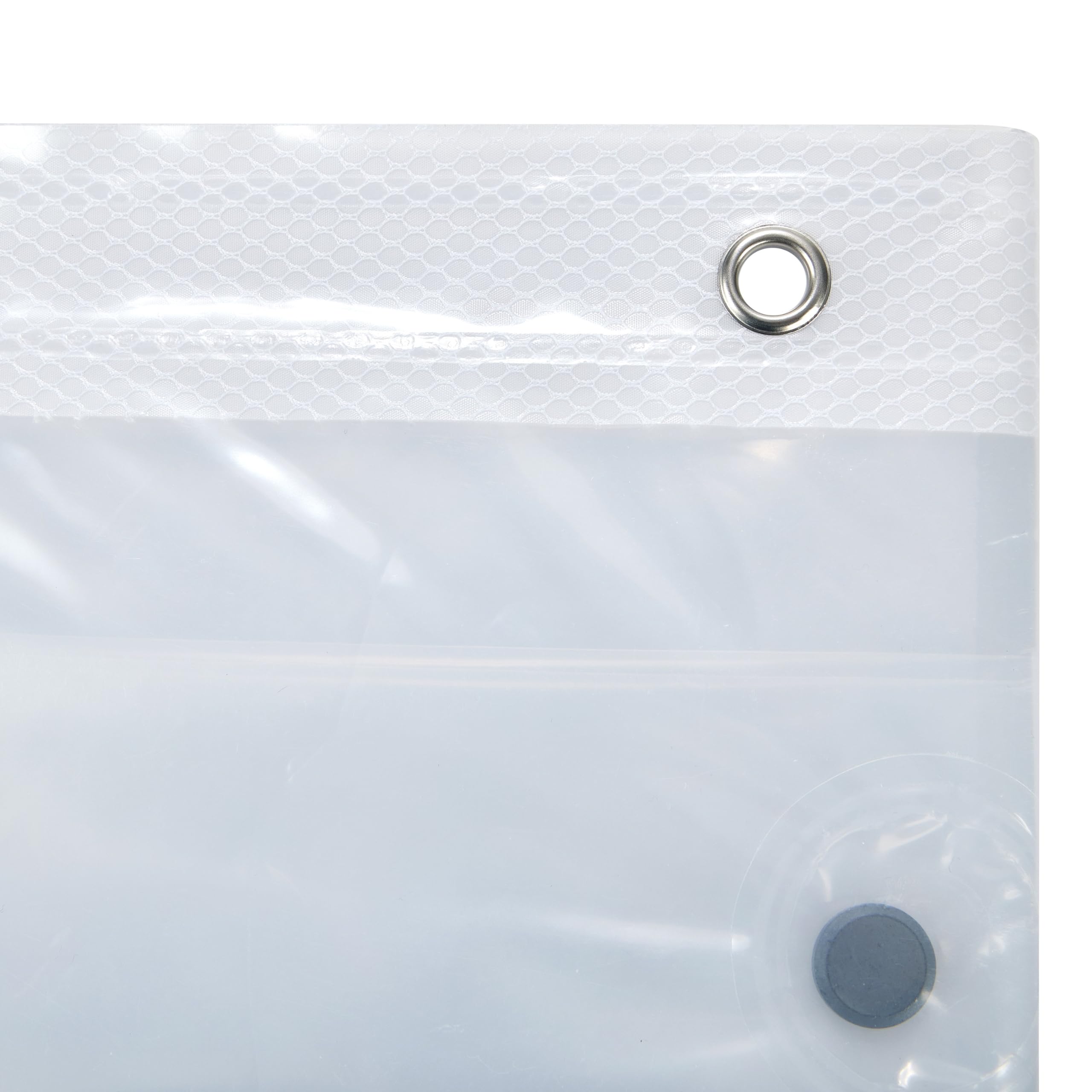 Bath Bliss Premium PEVA Shower Curtain Liner XL 70x84 Inch Clear Color | Waterproof with Rustproof Grommets | Heavy Duty with Magnets