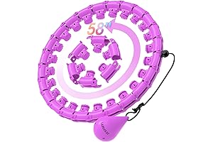 Hanson and Langford Weighted Hula Hoop for Exercise and Fitness