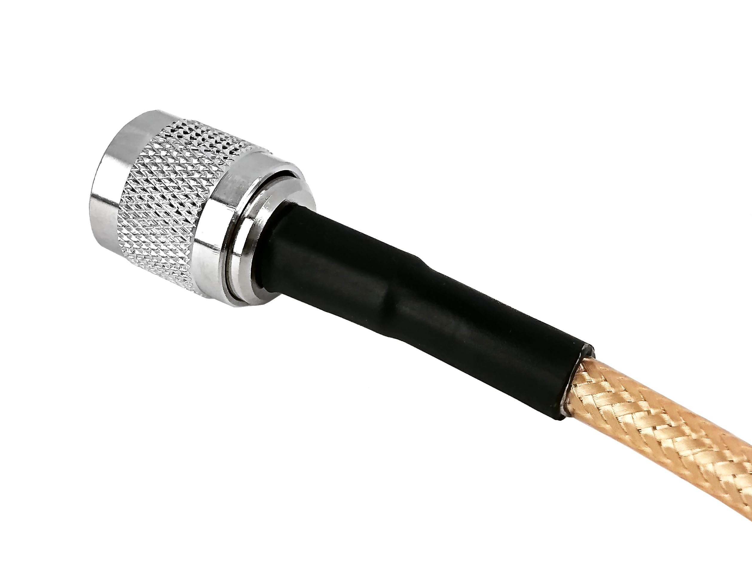 1 câble coaxial RG142 à faible perte TNC vers TNC – Câble d'extension 50 Ohm pour amplificateurs de signal cellulaire et répéteurs WiFi (1,2 m)